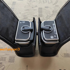 Leather Camera case Protector Bag For Hasselblad Film Back Waist Bag 9*9.5*5cm 07FC0E-D4 - KOEEK