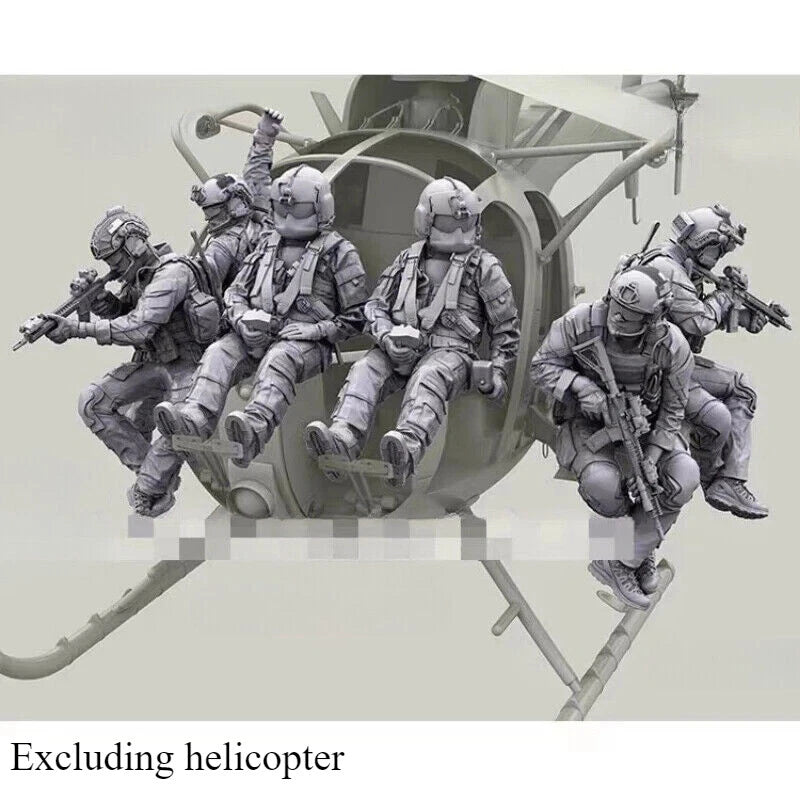 1/35 Resin Model Kit Modern US Special Forces 6 Figures Unassambled Unpainted 07FC0E-D4 - KOEEK