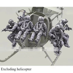 1/35 Resin Model Kit Modern US Special Forces 6 Figures Unassambled Unpainted 07FC0E-D4 - KOEEK