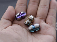 EDC Titanium Alloy Parachute Cord Pendant Lanyard Bead Keychain DIY Zipper Head 07FC0E-D4 - KOEEK