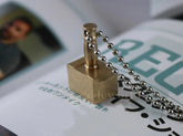 Brass Thor's Hammer Knife Pendant Bead Keychain Necklace Knapsack Ornament EDC 07FC0E-D4 - KOEEK