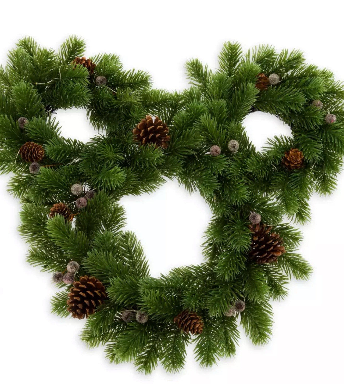 Disney Parks Mickey Mouse Icon Light-up Christmas Holiday Wreath DISNEY - KOEEK