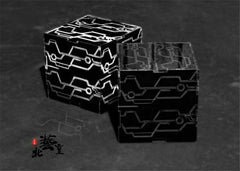NieR:Automata YoRHa No. 9S 2B COS Black Box Light Props Game Cube Data Storage- 07FC0E-D4 - KOEEK