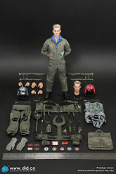 DID MA80182 US 1/6 Navy Fighter F-14 Pilot Tom & Nick Action Figure Model Toys DID - KOEEK