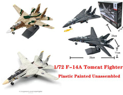 1/72 US F-14A Tomacat f14 Fighter Plastic Painted Unassembled 07FC0E-D4 - KOEEK