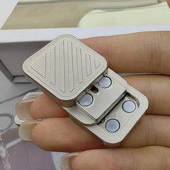Push Card Mini CP3 Magnetic Slider EDC Fidget Slider Metal ADHD Anti Stress Gift 07FC0E-D4 - KOEEK