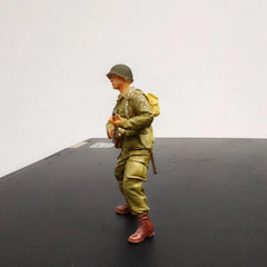 1:35 WWII US Army Rangers Special Forces Resin Figure Painted Finished Model 07FC0E-D4 - KOEEK