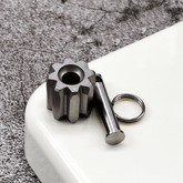 Titanium/PEI Knife Lanyard Bead DIY Necklace Bracelet Paracord Charm EDC Pendant 07FC0E-D4 - KOEEK