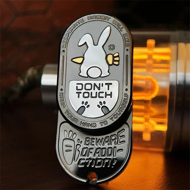 Novel Metal Fidget Slider Cartoon Rabbit Pattern Fidget EDC Toys Stress Relief 07FC0E-D4 - KOEEK