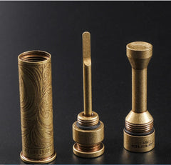 Creative Pure Brass Tobacco Pipe Tamper Cigar Needle Pipe Cleaning EDC Tool Gift 07FC0E-D4 - KOEEK