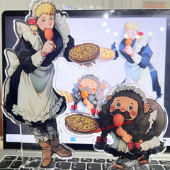 2Pcs/Set Anime Delicious in Dungeon Laios/Senshi Acrylic Desktop Stand Decor 07FC0E-D4 - KOEEK