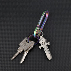 Titanium alloy EDC 7in1 Mechanical Cross Multi-functional Survival Tools 07FC0E-D4 - KOEEK