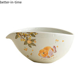 200ml Grass Wood Ash Hand-drawn Koi Fair Cup Ceramic Household Tea Cup Tea Set 07FC0E-D4 - KOEEK