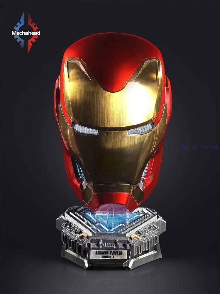 Autoking Iron Man MK50 Friday Helmet 1:1 Wearable Voice Control LED Mask STOCK 07FC0E-D4 - KOEEK