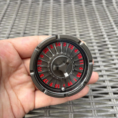 Metal Fingertip Gyro Roulette Dice for Dungeons and Dragons Spinner EDC Dice Toy 07FC0E-D4 - KOEEK