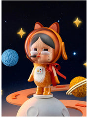 Crybaby Space Cat Figurine-orange Sealed Blind Box Art Toys Birthday Gift 07FC0E-D4 - KOEEK