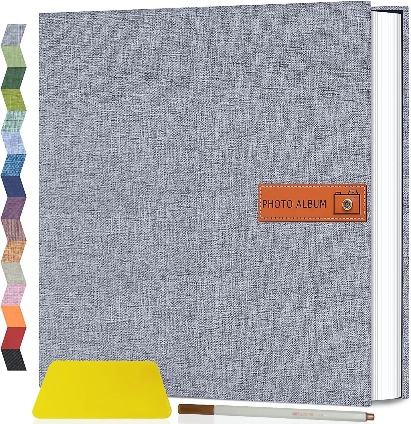 Large Photo Album, Self-Adhesive,4x6, 5x7, 8x10, Scrapbook Album,DIY Photo Book 07FC0E-D4 - KOEEK