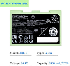 The battery is compatible with the iRobot Roomba e series and i series i3 3150. 07FC0E-D4 - KOEEK