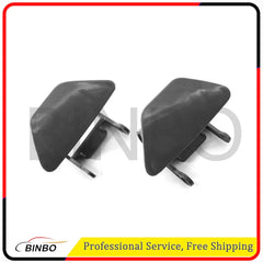 2 Pcs Bumper Headlight Headlamp Washer Cap Cover For BMW 535i F10 F18 2011-2013 07FC0E-D4 - KOEEK