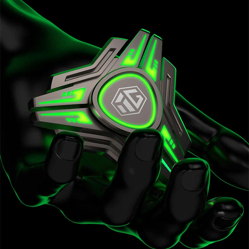 Metal Luminous Fidget Spinner Adult EDC Fidget Toy ADHD Anti Stress Cool EDC Toy 07FC0E-D4 - KOEEK
