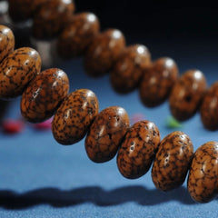 108 Beads Necklace Star Moon Prayer Beads Tibetan Bodhi Bead Bracelet Buddhist 07FC0E-D4 - KOEEK