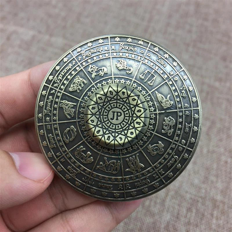 Autism ADHD Fidget Spinner Hand Spinner 12 Zodiac Metal Stress Relief Toy Gift 07FC0E-D4 - KOEEK