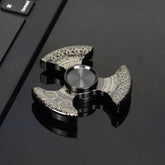 Pure Steel Fidget Hand Spinner Finger Gyro Toys EDC Focus Stress Reliever gift 07FC0E-D4 - KOEEK