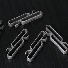 EDC Titanium Alloy Keychains Buckle Key Ring Quick Hanging Double-layer Buckle 07FC0E-D4 - KOEEK
