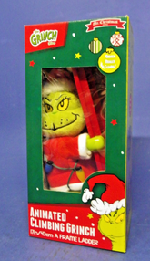 Mr. Christmas Animated Climbing Grinch 17 in. Tall Ladder Lights & Music MR. CHRISTMAS - KOEEK