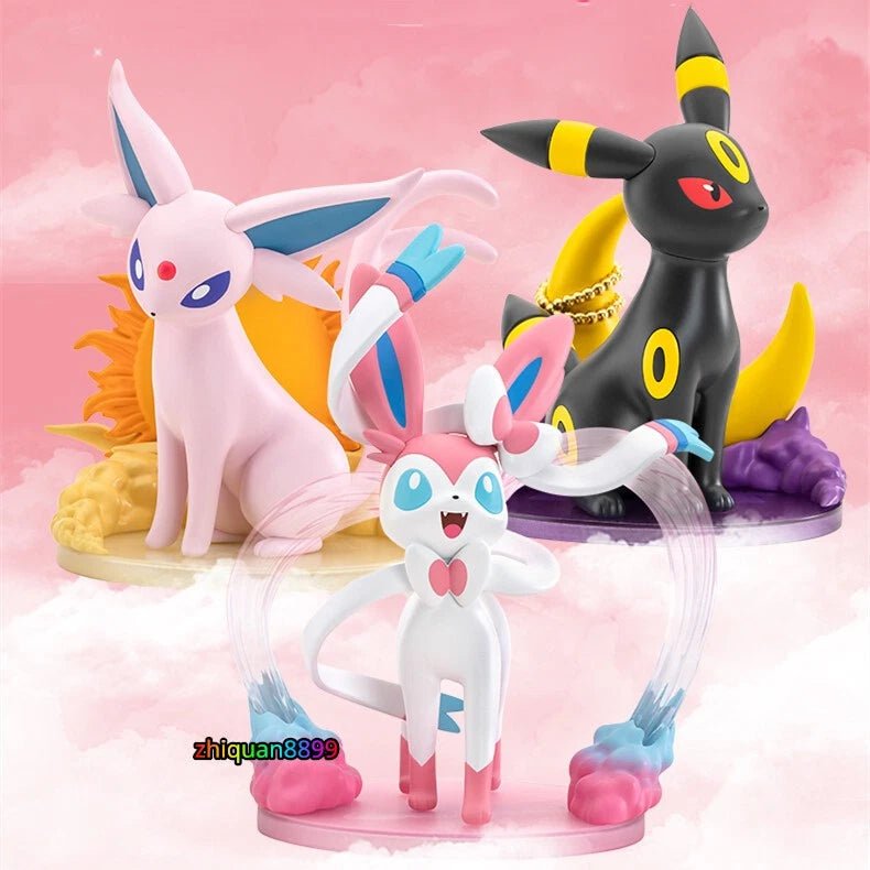 IN STOCK Pokémon Funism Sylveon Espeon Umbreon Pikachu PVC Figure Model Doll Toy 07FC0E-D4 - KOEEK