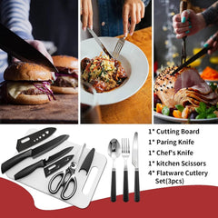 Portable Camping Kitchen Utensil Set - 27 Piece Kitchen Utensil Set 07FC0E-D4 - KOEEK