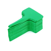 100 Pcs Plastic Plant Tags Markers Green 10 cm By 6 cm for Nursery 07FC0E-D4 - KOEEK