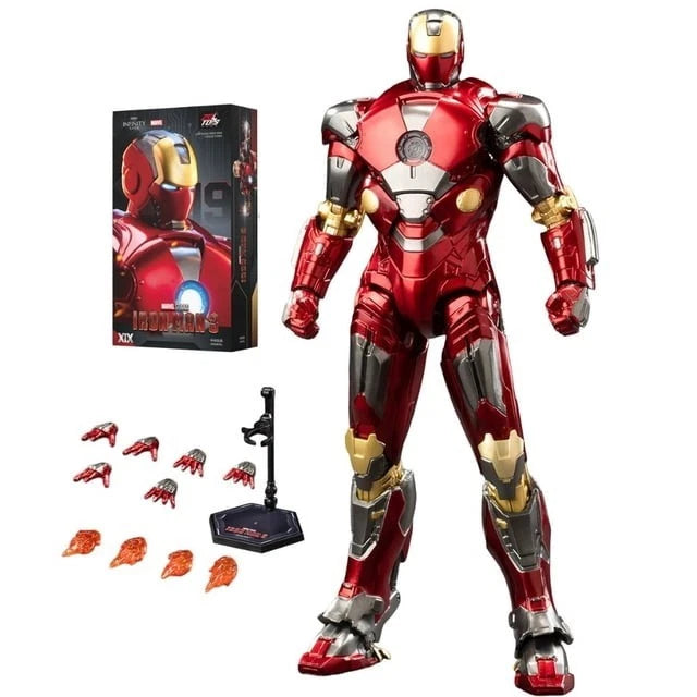 ZD Toys Marvel Iron Man Mark 19 MK19 1/10 Scale 7" Action Figure Model Collector ZD_TOYS - KOEEK