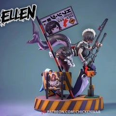 Zenless Zone Zero Ellen Joe 1/6 Resin Statue Toy Collect 3D Printing Painted 07FC0E-D4 - KOEEK