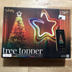 Twinkly Lights Christmas Tree Topper Star Mappable RGB LED TWINKLY - KOEEK