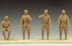 1/72 Resin WWII Japanese Tankers 4 figures Unpainted 07FC0E-D4 - KOEEK
