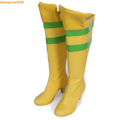 X-Men Ms. Rogue Anna Marie Shoes Boots Cosplay Customized Women/Men Comic Shoes 07FC0E-D4 - KOEEK