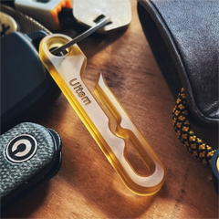 Ultem PEI Belt Key Holder Belt Key Clip Heavy Duty Carabiner Keychain Clip EDC 07FC0E-D4 - KOEEK