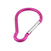 4" Length Fuchsia Aluminum Alloy Spring Loaded Gate Clip Carabiner Hook 07FC0E-D4 - KOEEK