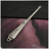 EDC Large Titanium Alloy Earwax Cleaner Ear Pick Wax Remover Spoon Clean Health 07FC0E-D4 - KOEEK