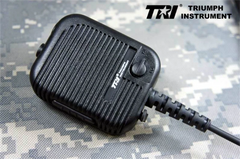In US! TRI PRC-152/148 Waterproof Tactical Hand Microphone With Air Tube Headset 07FC0E-D4 - KOEEK