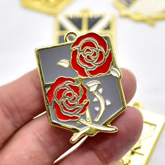 Attack on Titan Metal Alloy Pendant Keychain Accessorie Set Cosplay Anime Gift 07FC0E-D4 - KOEEK