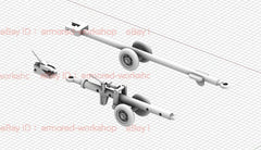3D Printed 1/72 Aircraft helicopter support pole kit Unpainted 07FC0E-D4 - KOEEK