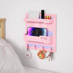 Floating Shelves for Bedside Shelf Accessories Organizer, Wall Mount Self Stick 07FC0E-D4 - KOEEK