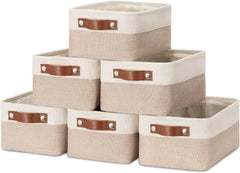 Small fabric storage basket dimensions: 11.8 inches x 7.8 inches x 5.1 inches) 07FC0E-D4 - KOEEK