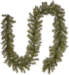 Pre-Lit Artificial Christmas Garland, Green, Norwood Fir, White Lights, Plug In, 07FC0E-D4 - KOEEK