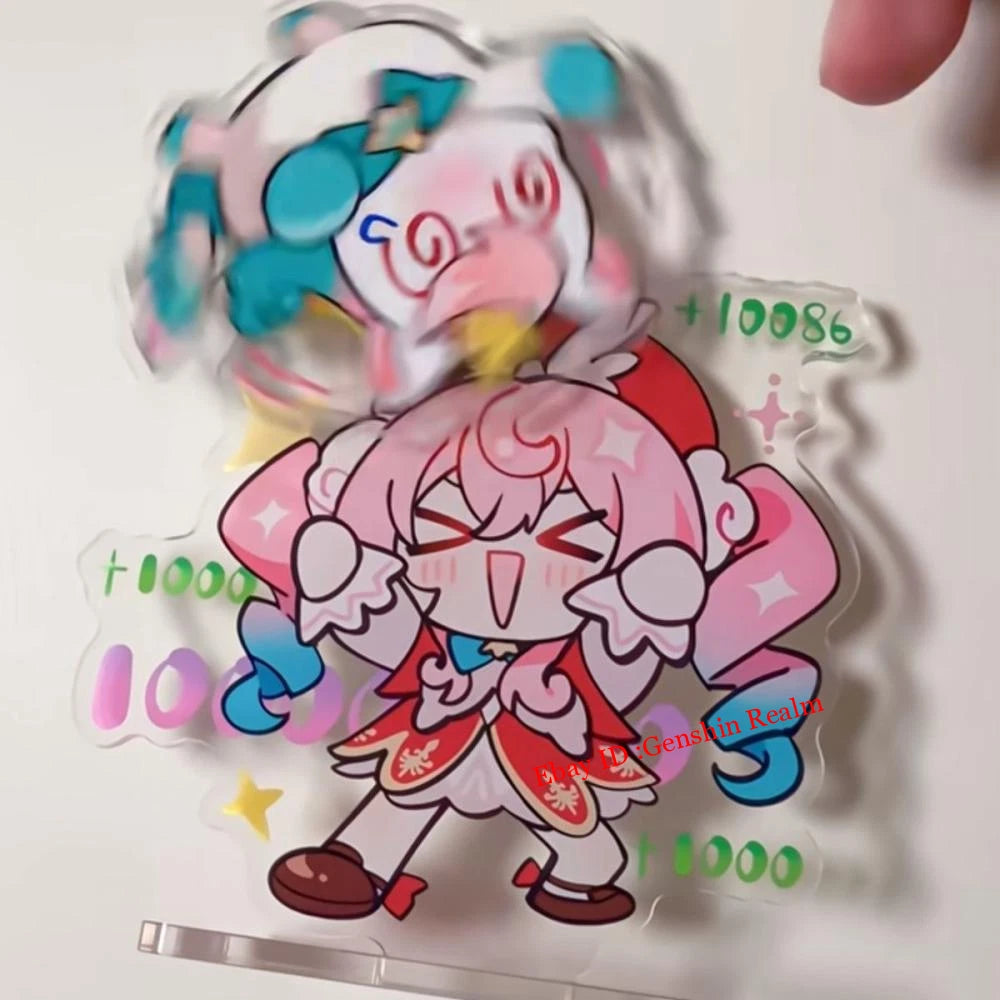 Anime Honkai: Star Rail Hyacinthia Rotate Acrylic Desktop Stand Collection Gift 07FC0E-D4 - KOEEK