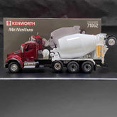1:50 Kenworth T880S Concrete Mixer Truck Diecast Model Rotating Drum 71062 07FC0E-D4 - KOEEK