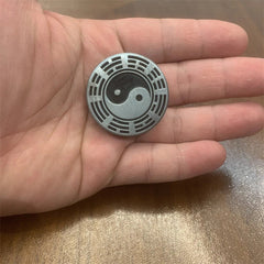 Fidget Slider EDC Coin Fidget Clicker Haptic Coin Office Fidget Toy for Adults 07FC0E-D4 - KOEEK