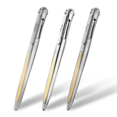 Practical Titanium Pocket Ballpoint Pen Signaturing Working Outdoor EDC Pen 07FC0E-D4 - KOEEK